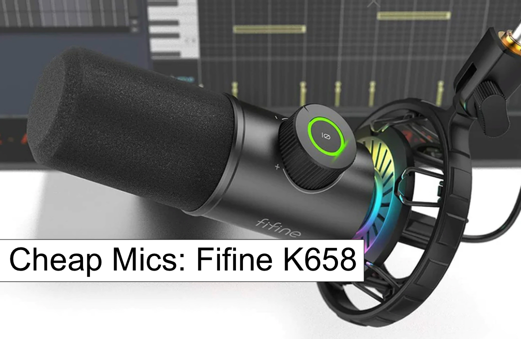 Cheap Mics: Fifine K658 USB Dynamic Microphone - MyMac.com